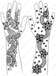 Black and White Mehndi Design For bridal | Donpk