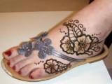 Feet Henna Designs