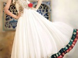 white colour dress