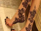 Mehndi Designs for feet Arabic