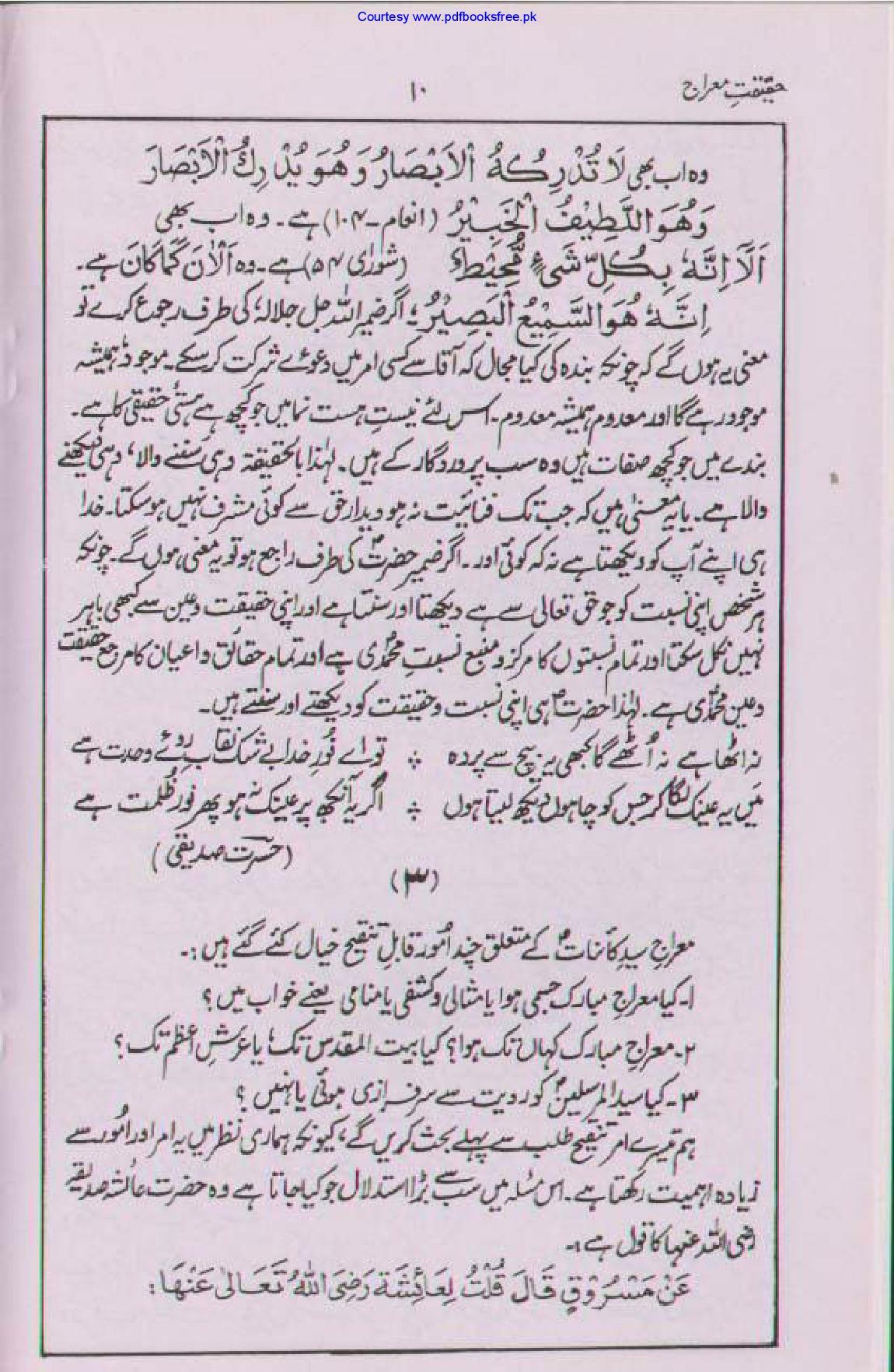 Shab e Meraj In urdu complete Essay