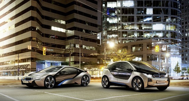 BMW New i3 Electric Car with Carbon Fiber Materials