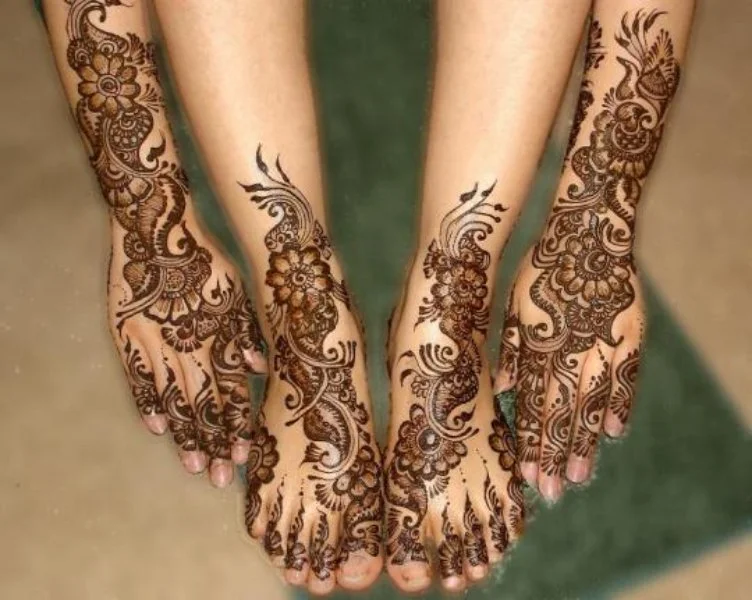 Arabic Mehndi Patterns for Hands and Feet