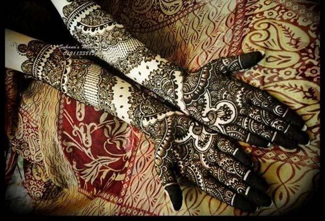 Bridal Mehndi Designs latest New Fashion Trend Pakistan