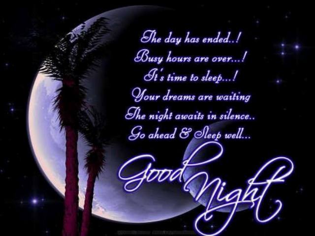 Good Night Greetings Text messages 2014