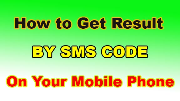 How to Check Result by SMS 2023