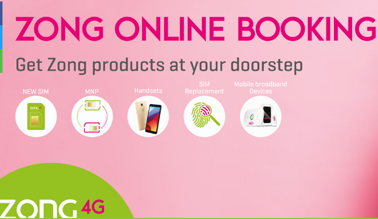 Zong Online Booking started for services at doorstep
