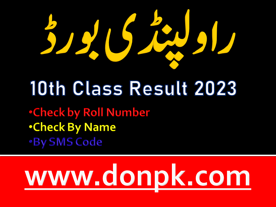 10th Class Result 2023 Bise Rawalpindi Board