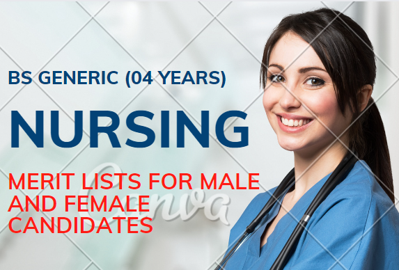 PNAS BS Nursing  merit list 2024