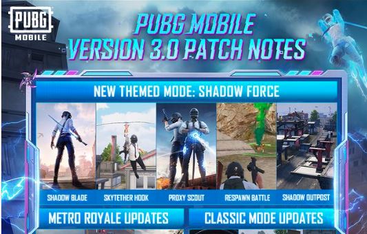 PUBG Mobile New 3.0 game mode with new tools, mechanics