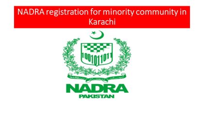 NADRA registration for minority community in Karachi