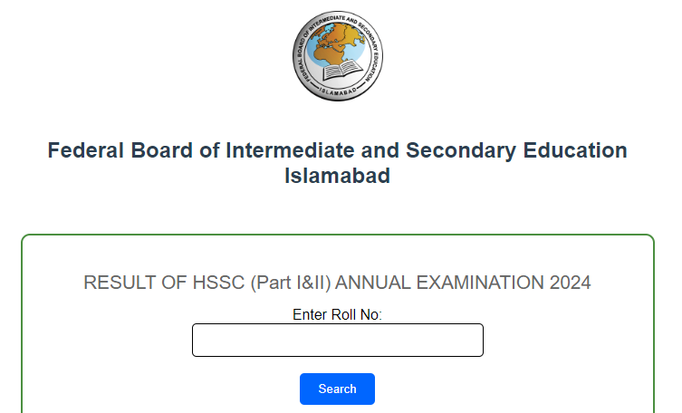 FBise HSSC Inter Part-I & I Part-II annual examinations result 